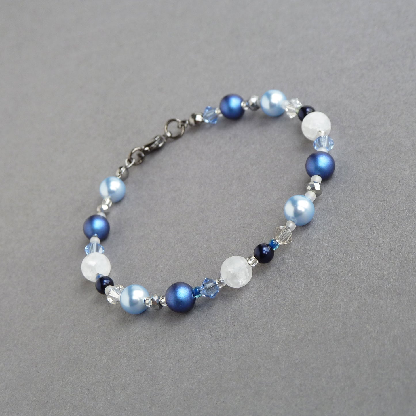 Cornflower blue bracelets