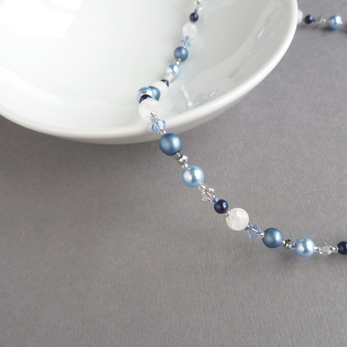 Mid blue necklace