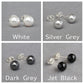 6mm Pearl Stud Earrings - Choose Your Own Colour Small Pearl Studs