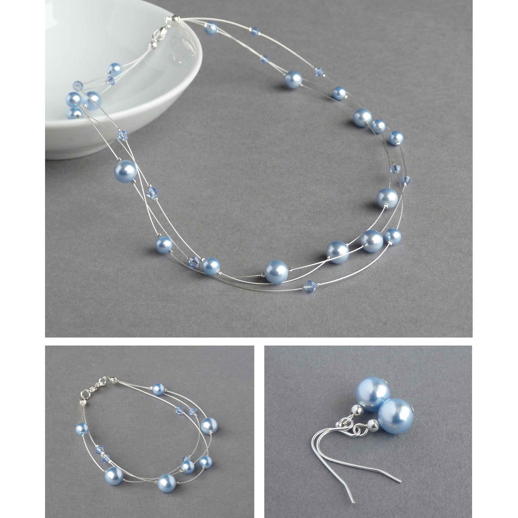 Floating Pearl Jewellery Sets – Anna King Jewellery