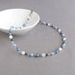 Blue beaded necklace
