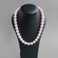 Blush pink pearl wedding necklace