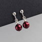 Simple Pearl Clip On Earrings - Choose Your Colour 8mm Coloured Glass Pearl Earrings with Clip Fittings - Jewellery for Non-pierced Ears