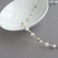 Champagne wedding necklace