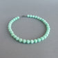 Chunky mint green necklace