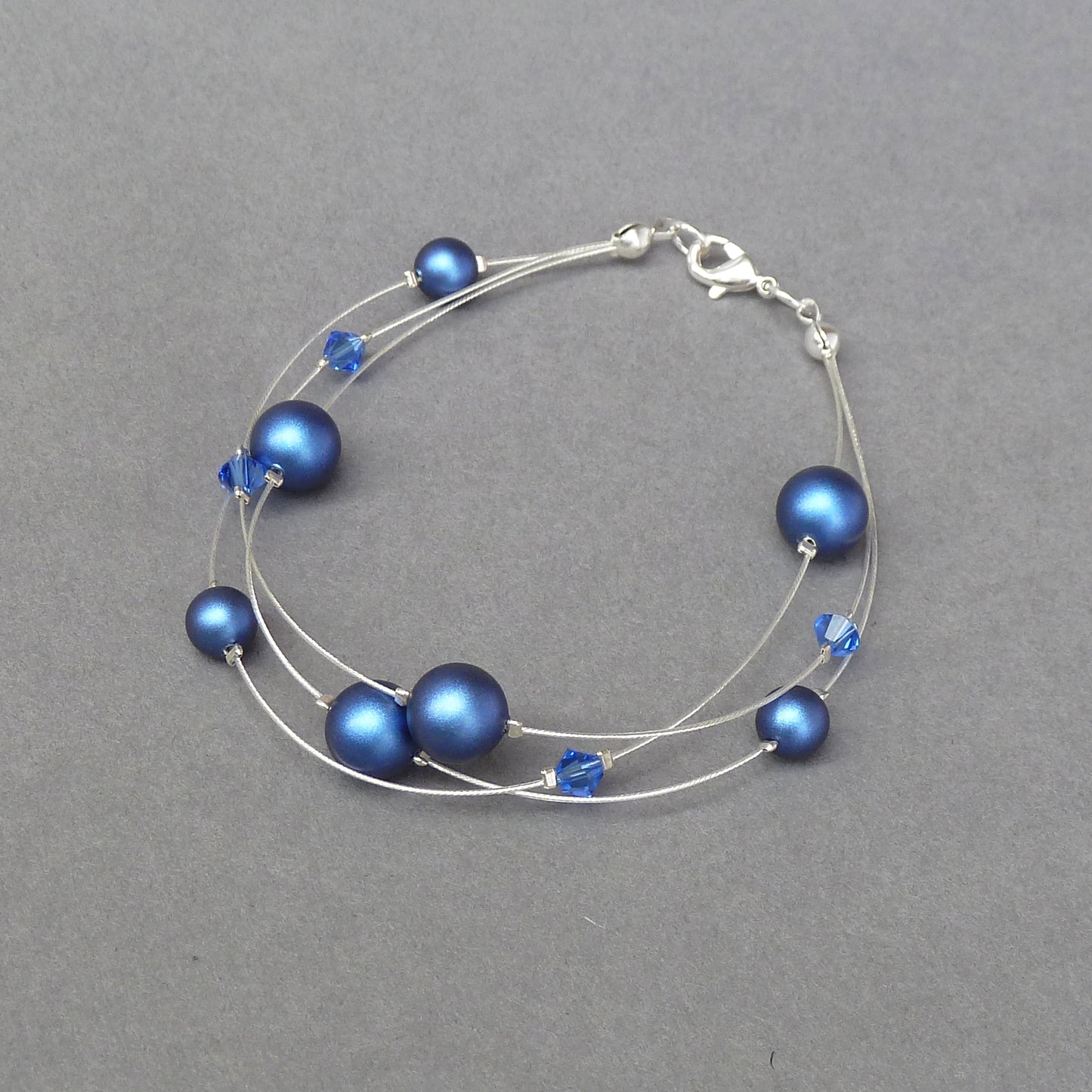 Cobalt blue bridesmaids bracelets for weddings