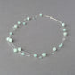 Dainty mint green necklace