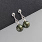 Simple Pearl Clip On Earrings - Choose Your Colour 8mm Coloured Glass Pearl Earrings with Clip Fittings - Jewellery for Non-pierced Ears