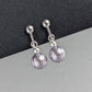 Simple Pearl Clip On Earrings - Choose Your Colour 8mm Coloured Glass Pearl Earrings with Clip Fittings - Jewellery for Non-pierced Ears