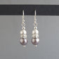 Pastel purple bridesmaids earrings