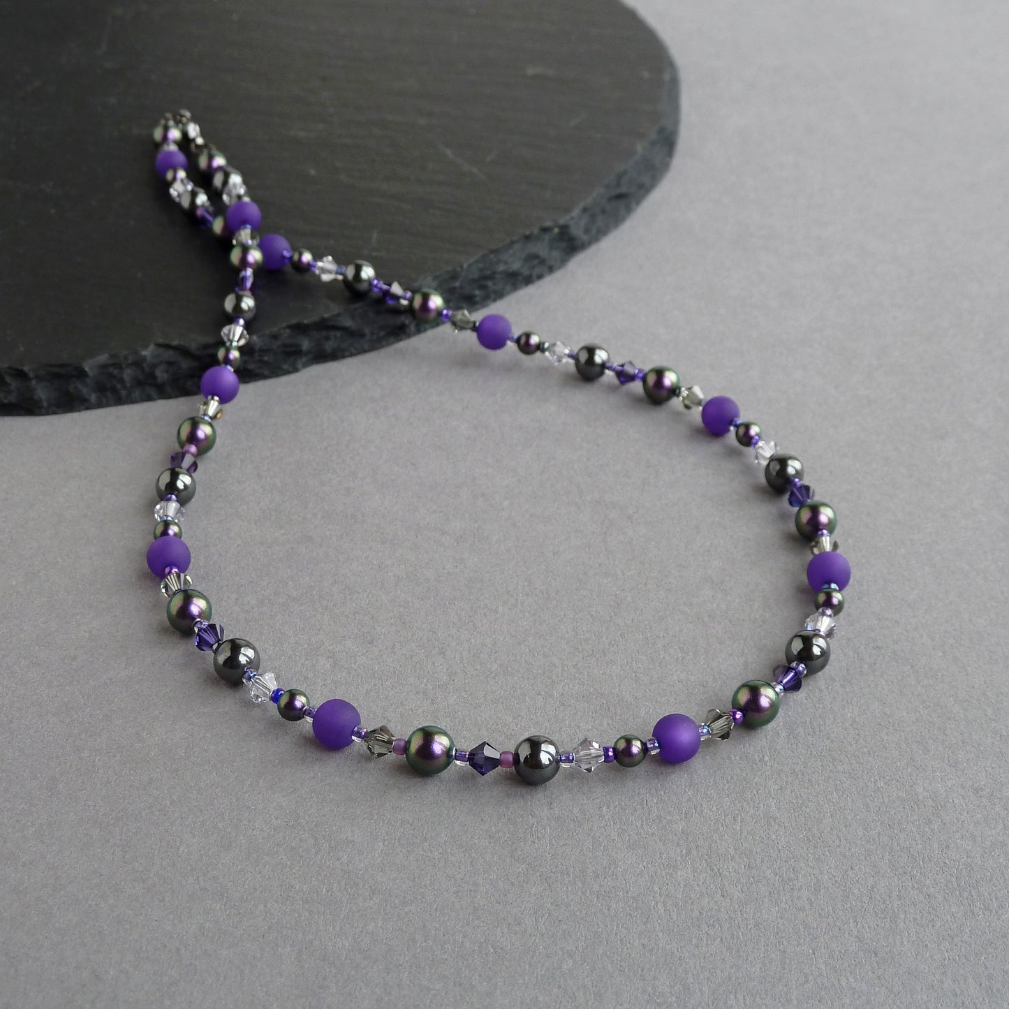 Royal purple necklace