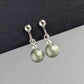 Simple Pearl Clip On Earrings - Choose Your Colour 8mm Coloured Glass Pearl Earrings with Clip Fittings - Jewellery for Non-pierced Ears