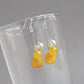 Sunflower yellow earrings