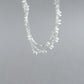 White clasp free necklace