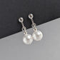 Simple Pearl Clip On Earrings - Choose Your Colour 8mm Coloured Glass Pearl Earrings with Clip Fittings - Jewellery for Non-pierced Ears