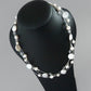 White pearl three strand bridesmaids necklaces
