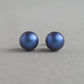 8mm royal blue stud earrings
