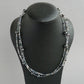 Charcoal grey pearl necklace