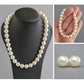 Chunky cream pearl jewellery set by Anna King Jewellery