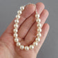 Cream pearl bridesmaids bracelets