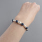Dark blue pearl bracelets
