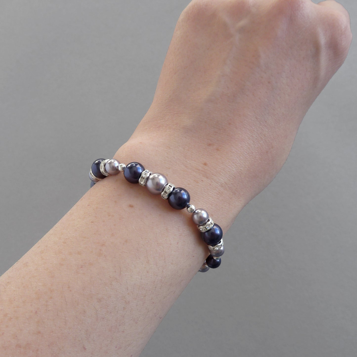 Dark purple bridesmaids bracelets