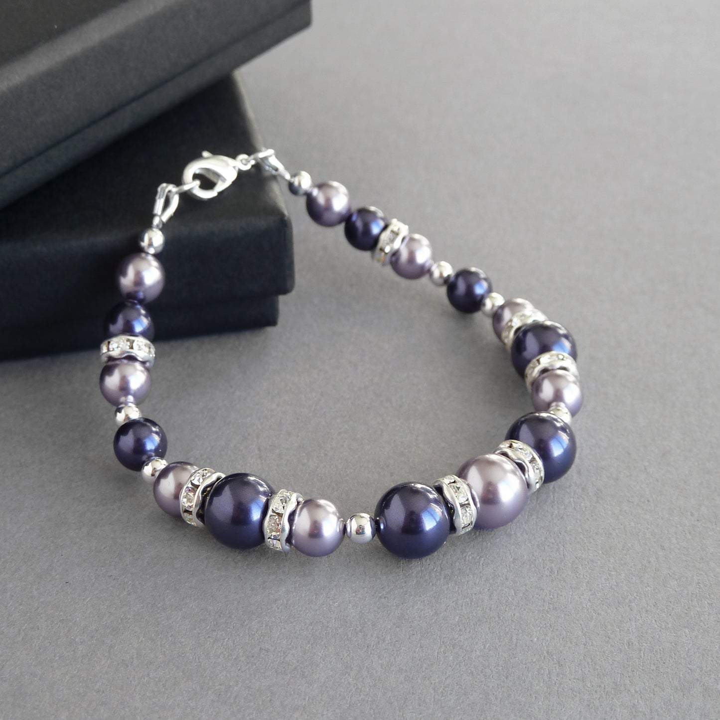 Dusty purple bridesmaids bracelets