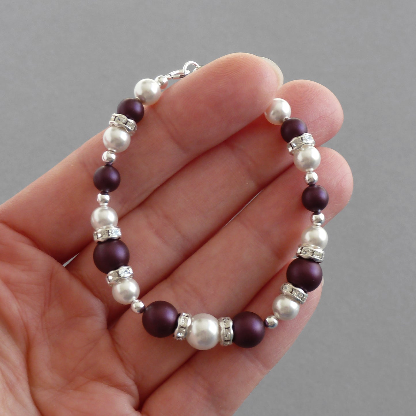 Elderberry pearl bracelet