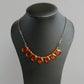 Everyday orange necklace