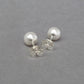 Everyday white pearl studs