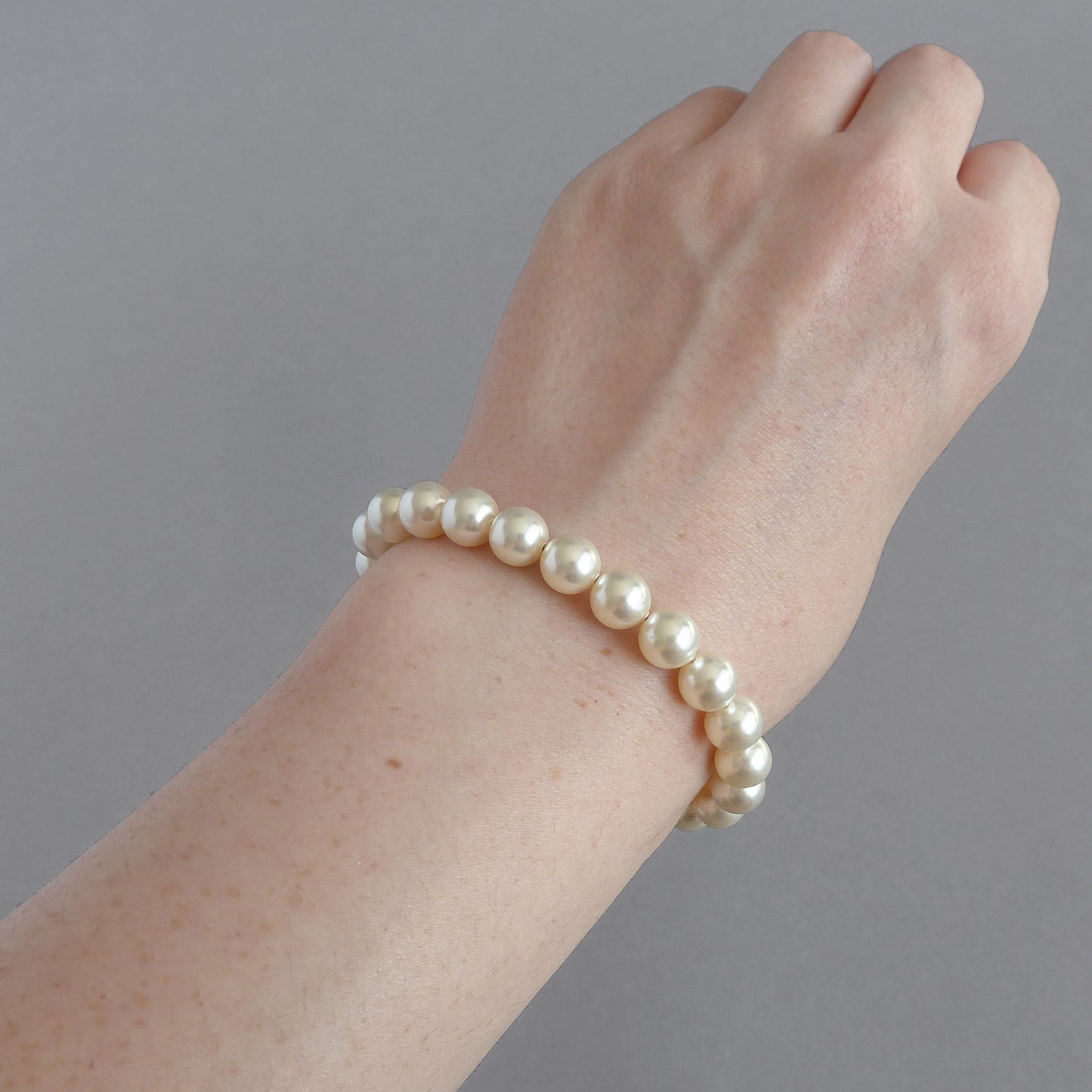 Ivory pearl bridal bracelets