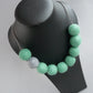 Jade green statement necklace