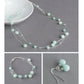 Mint green jewellery set by Anna King