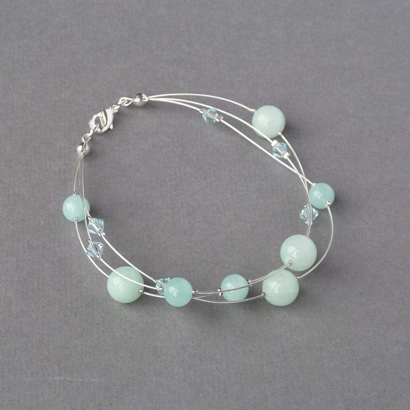 Mint multi strand bracelet