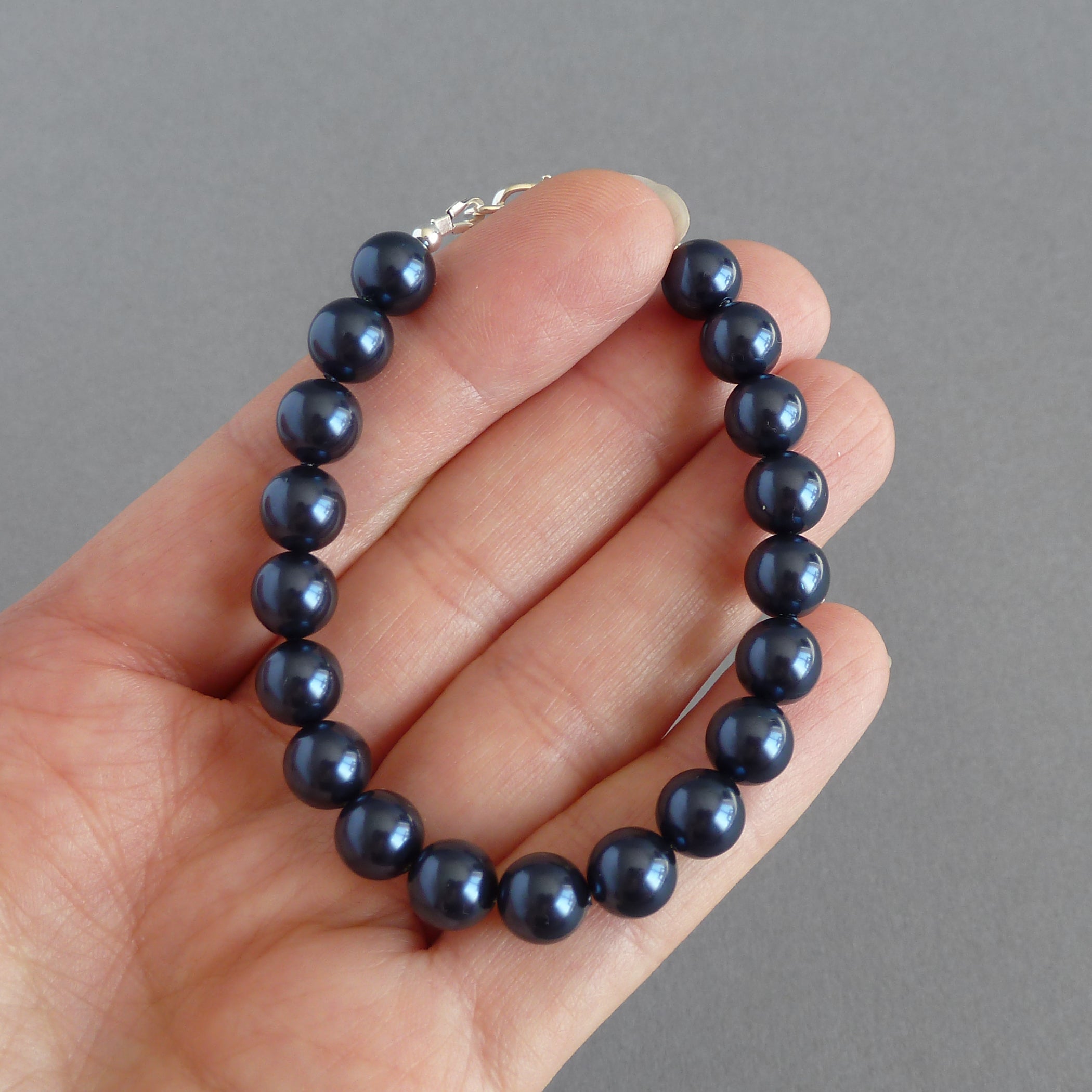 Blue on sale pearl bracelet