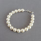 Simple cream pearl bracelet