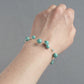 Turquoise pearl bridesmaids bracelets